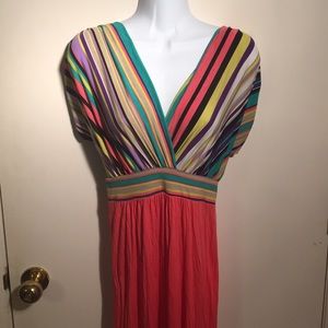 Perfect Pink Blush Maternity Summer Maxi Dress